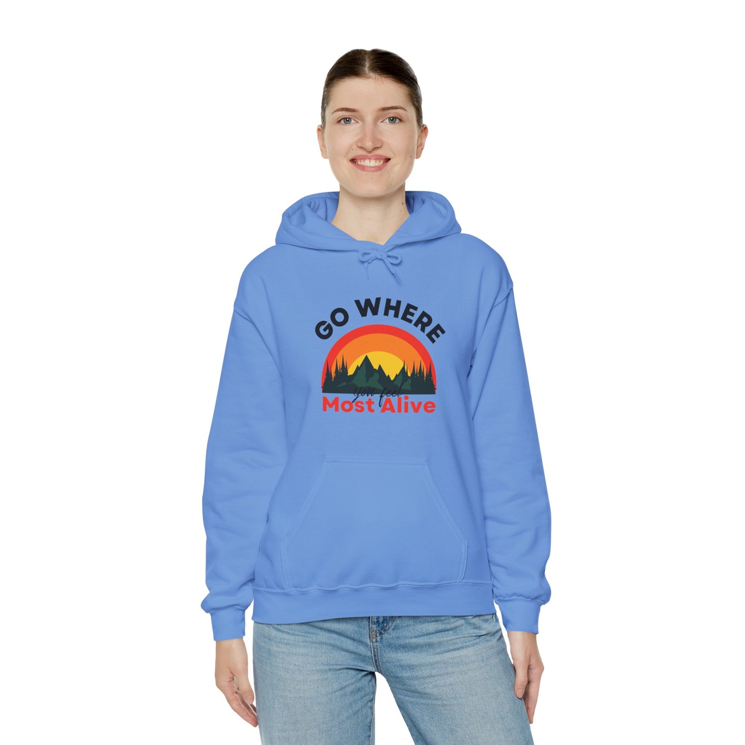 Go Alive Unisex Heavy Blend™ Hooded Sweatshirt