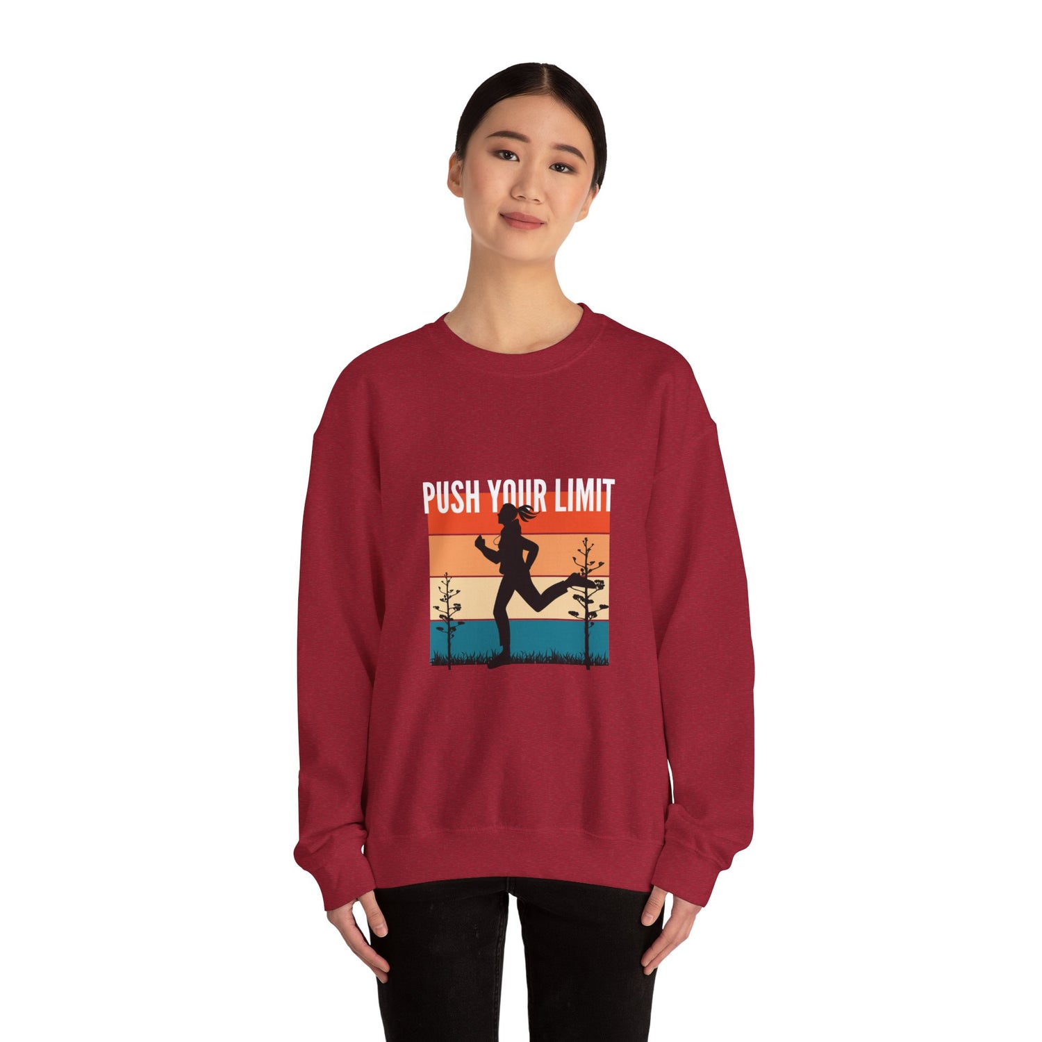 Push Your Limit Unisex Heavy Blend™ Crewneck Sweatshirt