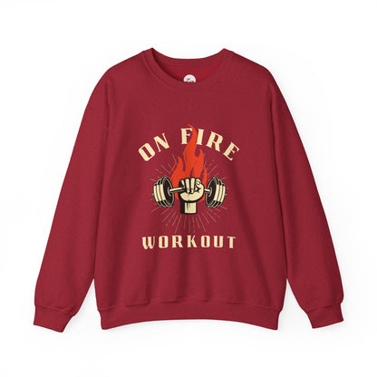 On Fire Workout Heavy Blend™ Crewneck Sweatshirt