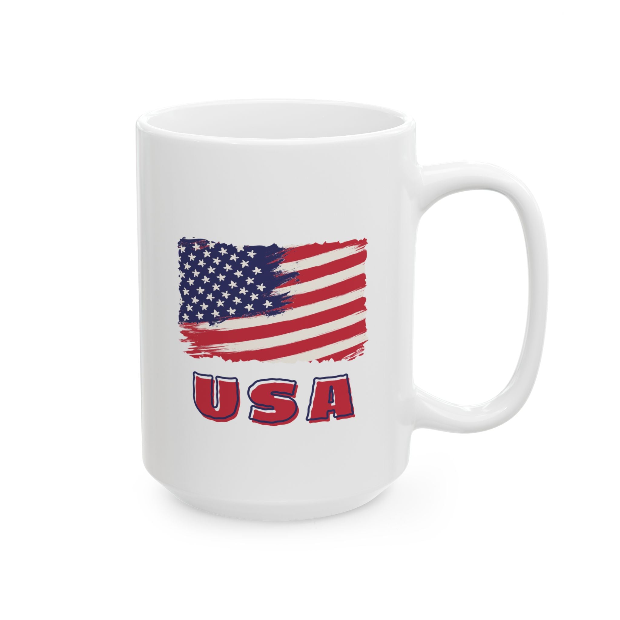 USA Ceramic Mug, (11oz, 15oz)