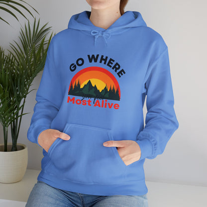 Go Alive Unisex Heavy Blend™ Hooded Sweatshirt