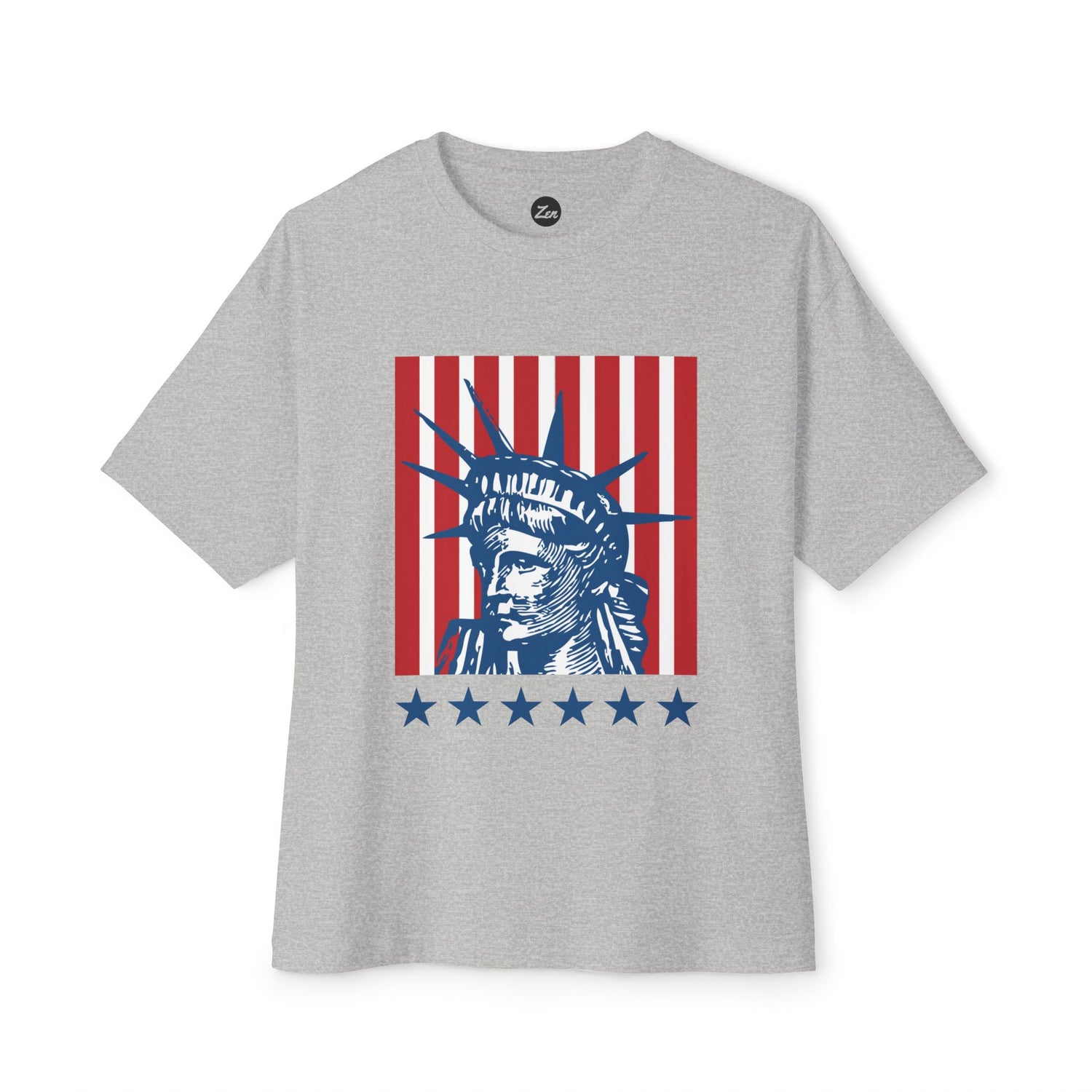 USA Liberty Unisex Oversized Boxy Tee