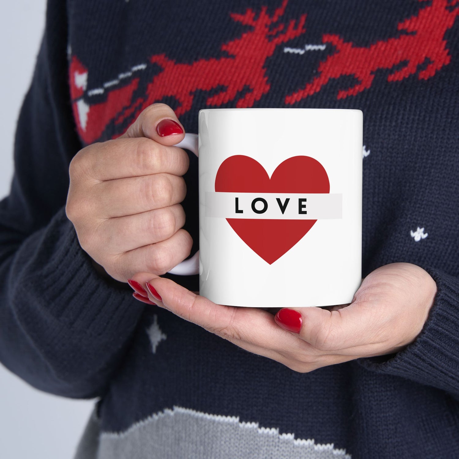 Love Ceramic Mug, (11oz, 15oz)