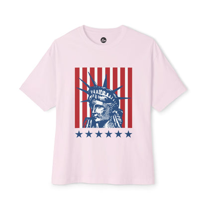 USA Liberty Unisex Oversized Boxy Tee