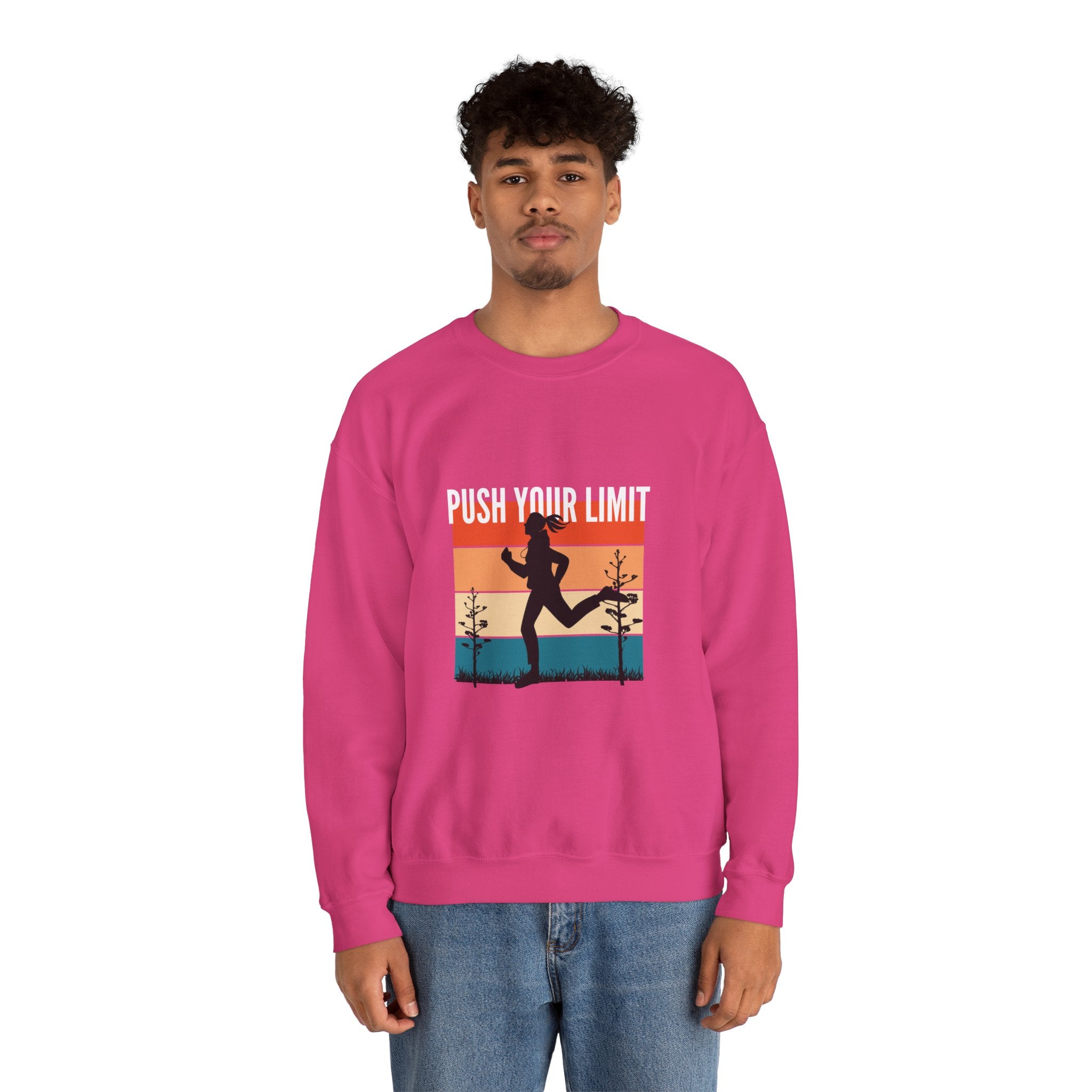 Push Your Limit Unisex Heavy Blend™ Crewneck Sweatshirt