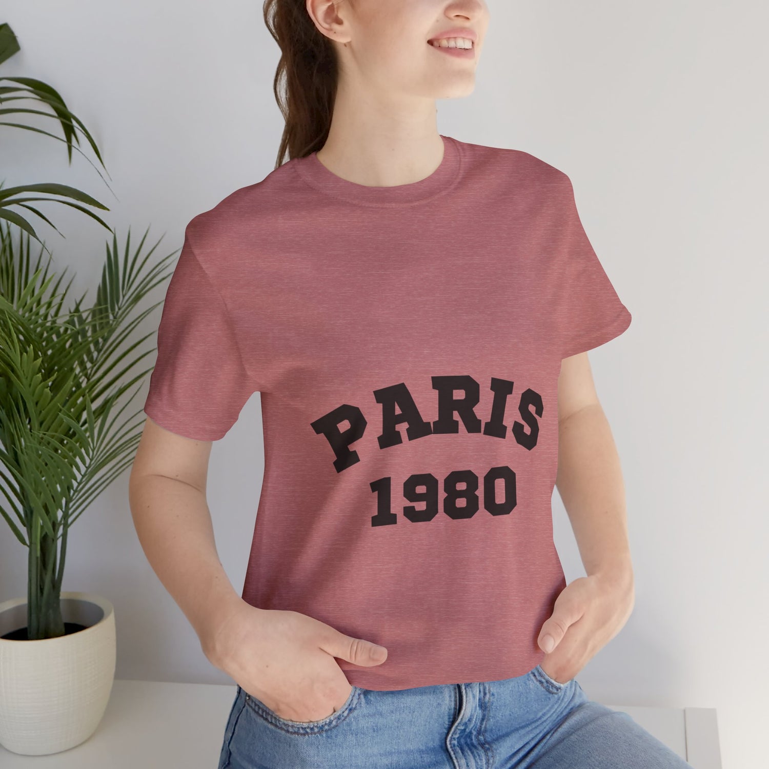 Paris 1980 Unisex Jersey Short Sleeve Tee