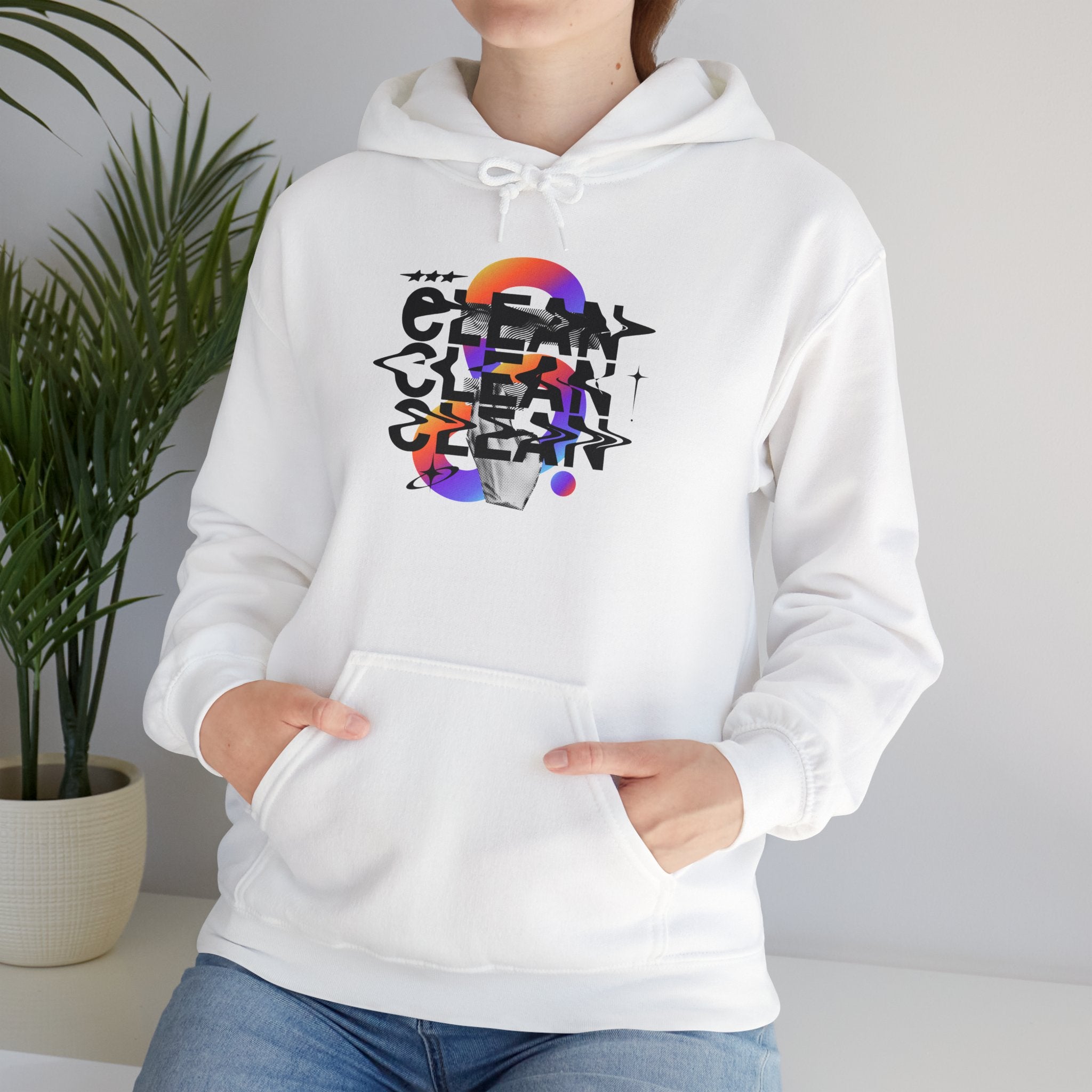 Clean Unisex Heavy Blend™ Hooded Sweatshirt