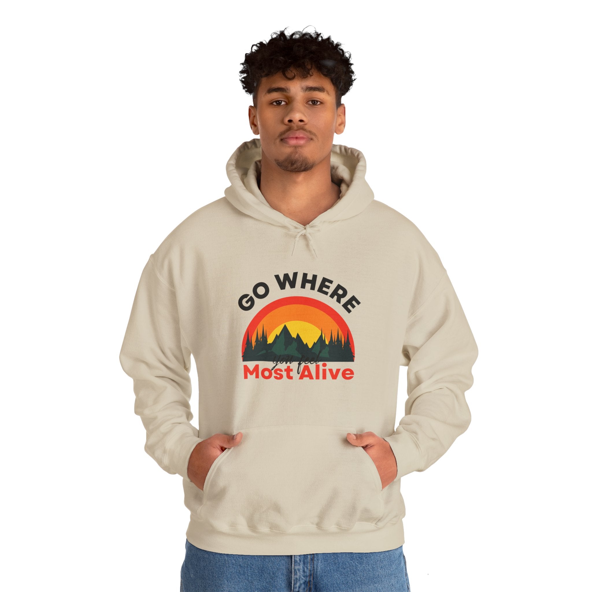 Go Alive Unisex Heavy Blend™ Hooded Sweatshirt