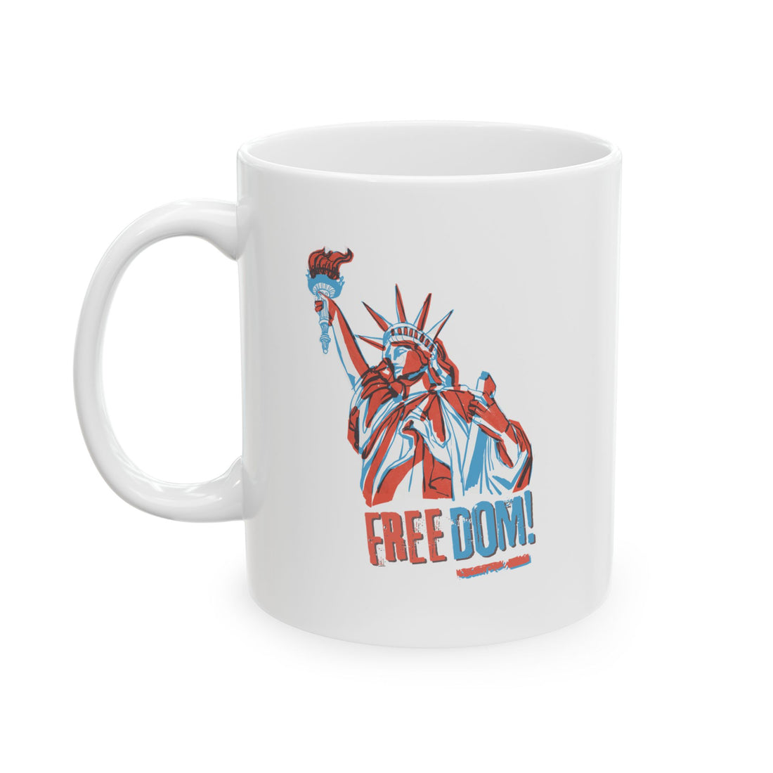 USA Freedom Ceramic Mug, (11oz, 15oz)