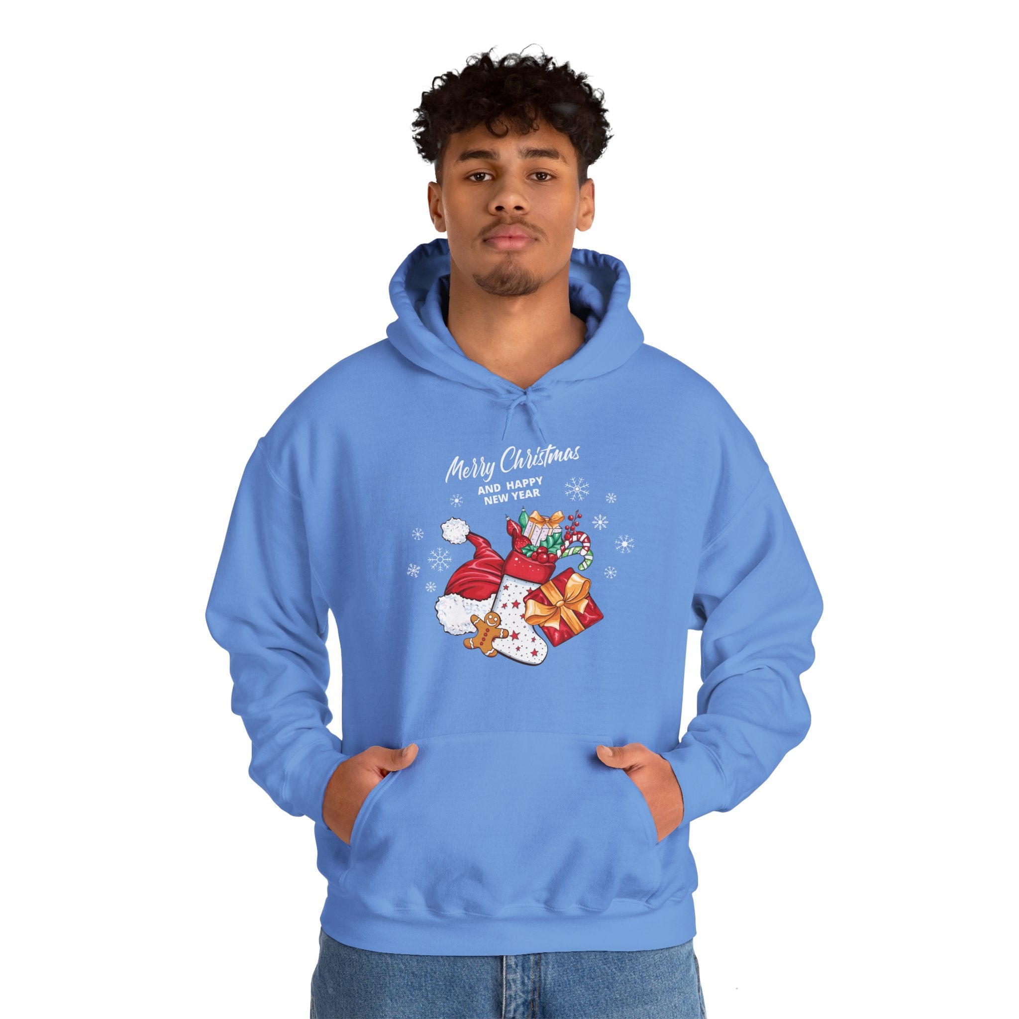 Merry Christmas Unisex Heavy Blend™ Hooded Sweatshirt