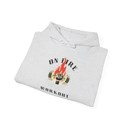 On Fire Workout Unisex Heavy Blend™ Hooded Sweatshirt