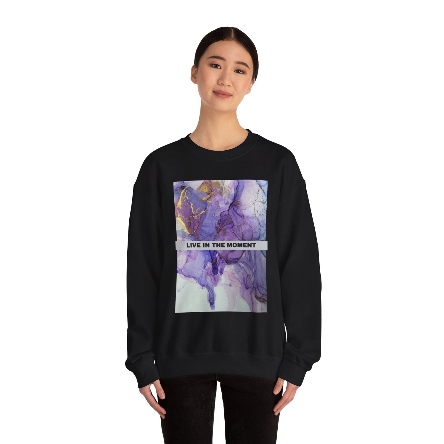 Live in the Moment Unisex Heavy Blend™ Crewneck Sweatshirt