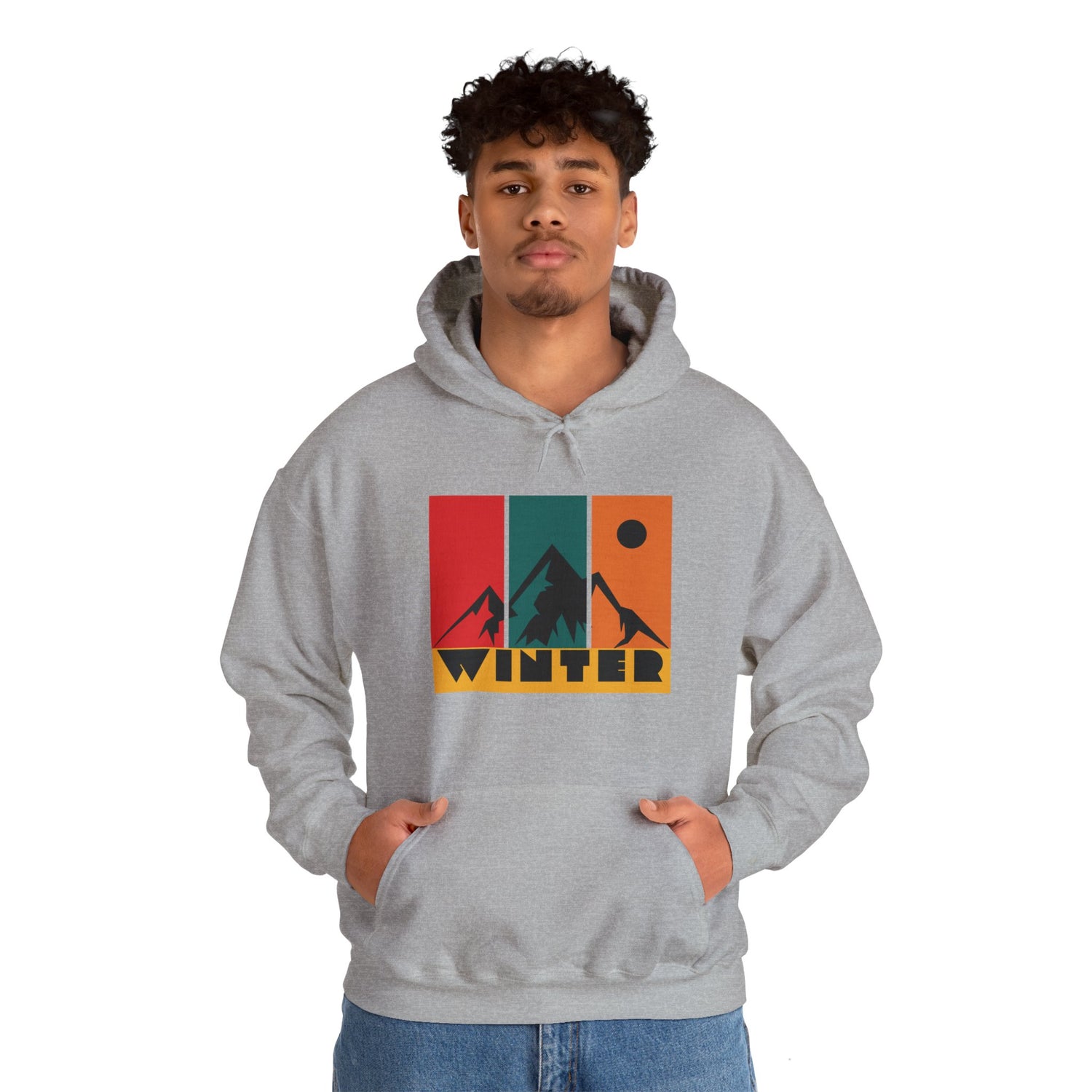 Winter Unisex Heavy Blend™ Hooded Sweatshirt