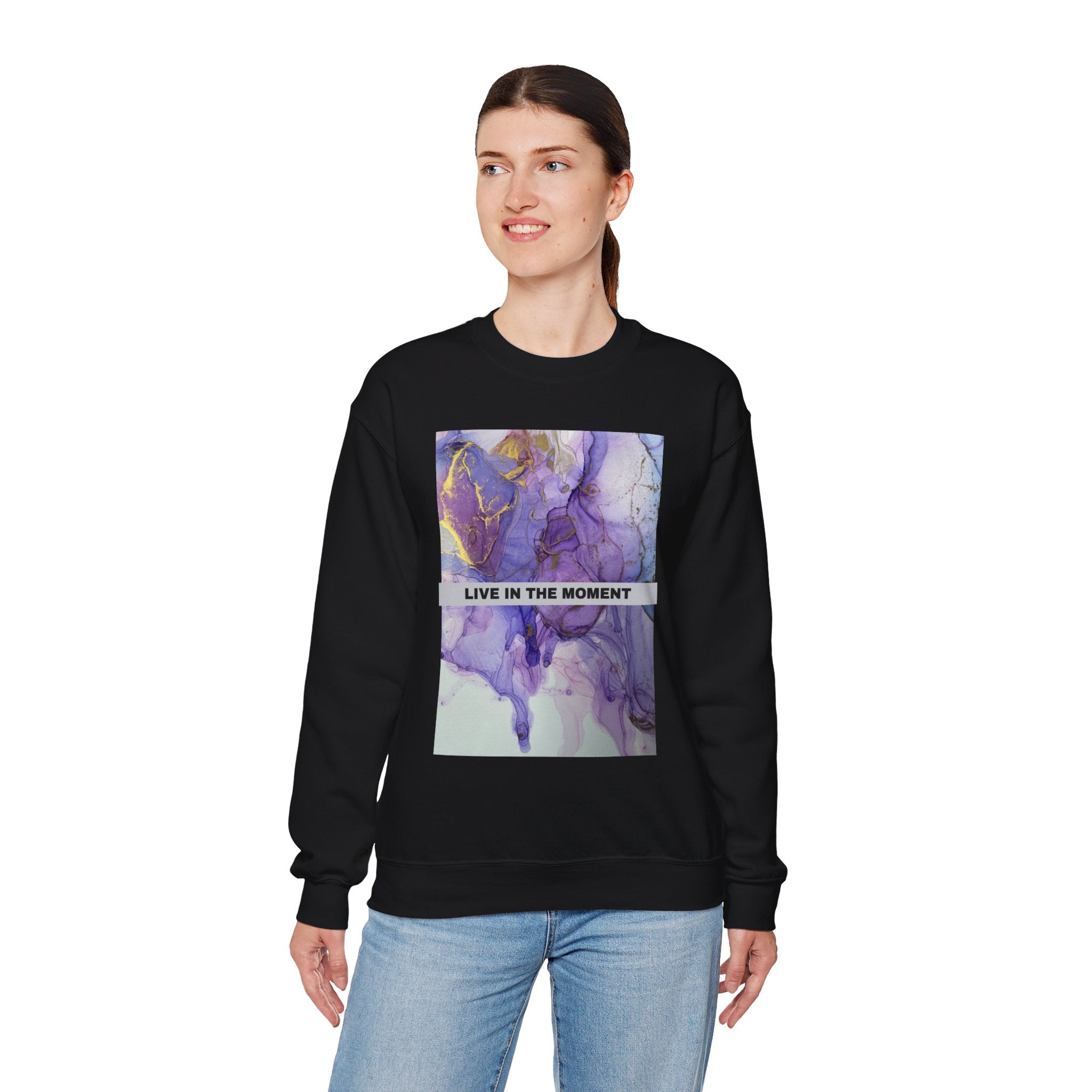 Live in the Moment Unisex Heavy Blend™ Crewneck Sweatshirt