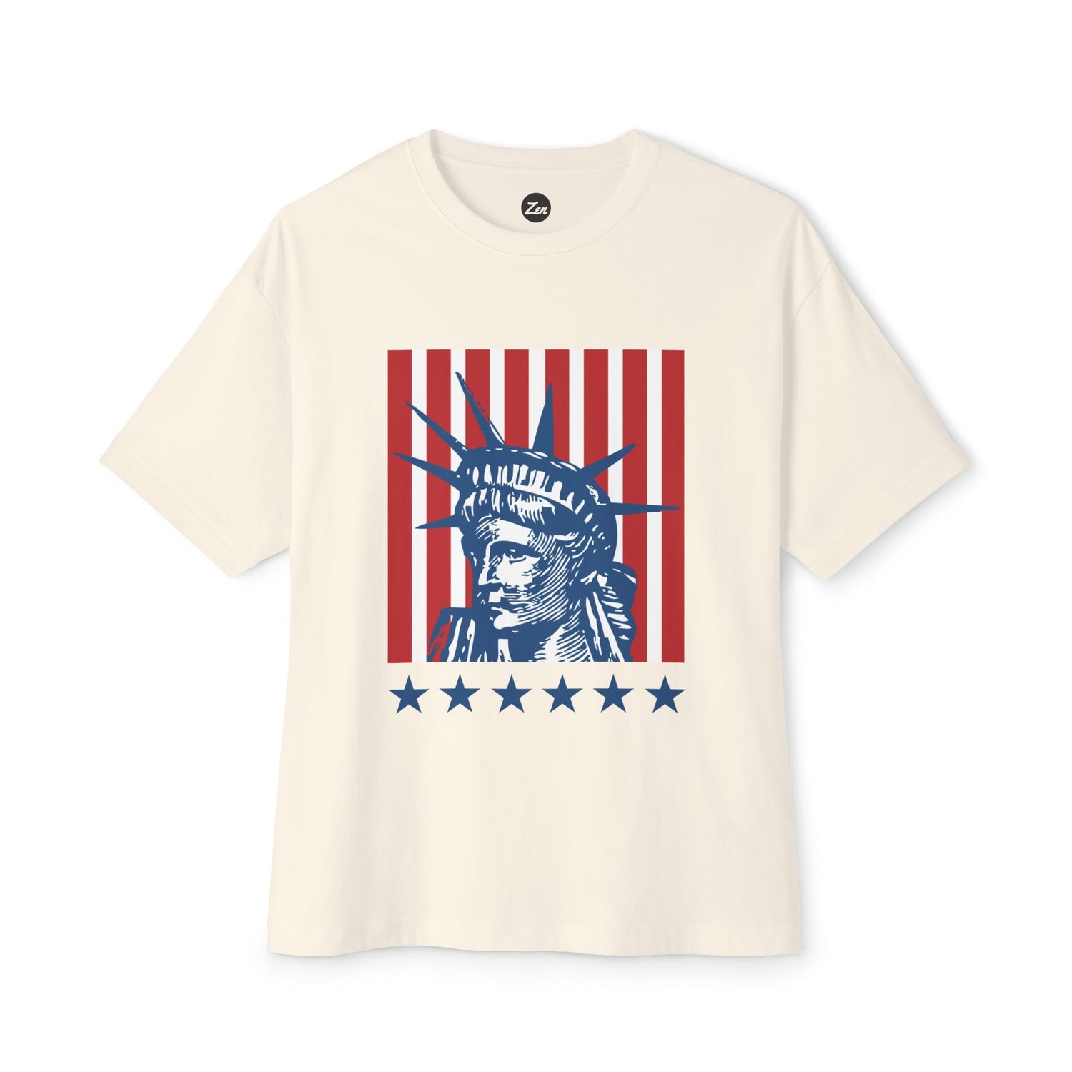 USA Liberty Unisex Oversized Boxy Tee