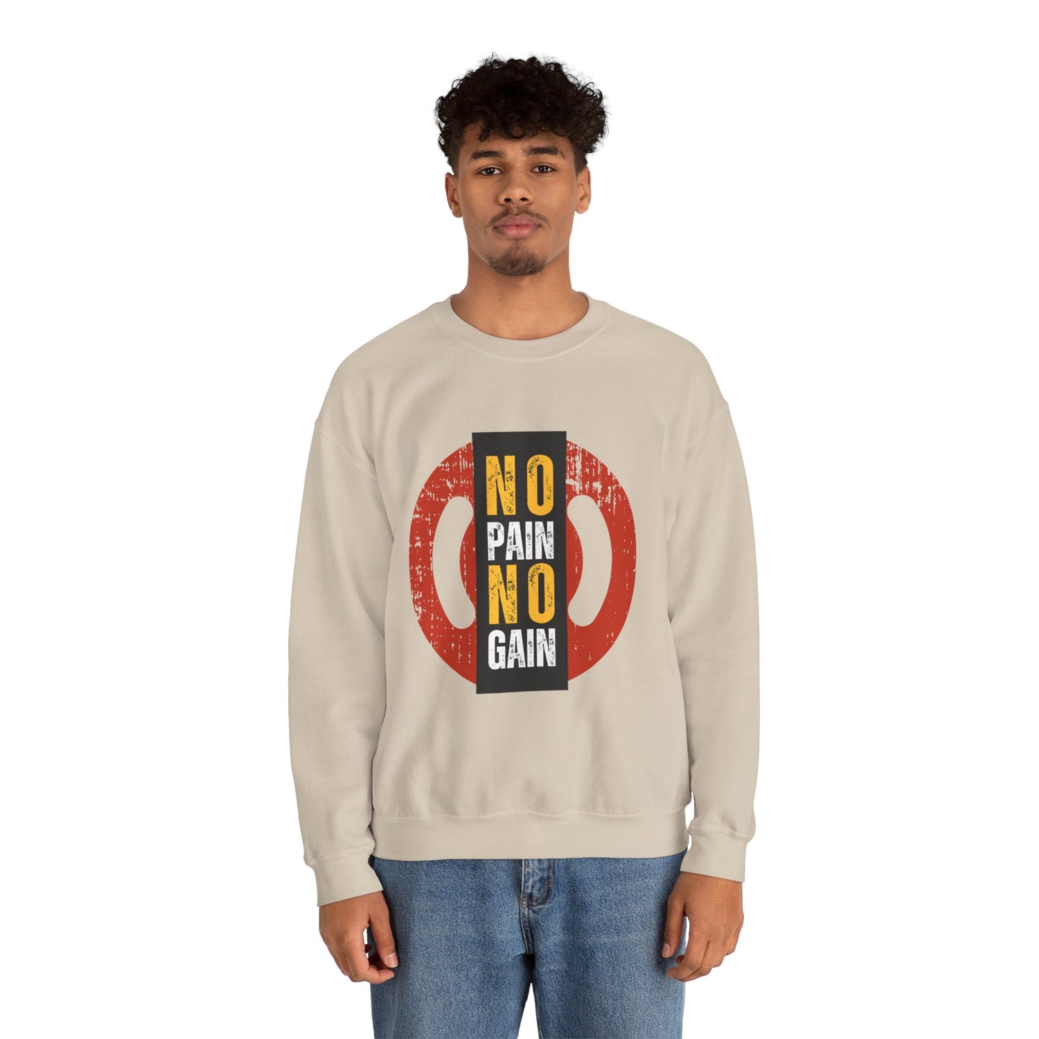 No Pain No Gain Unisex Heavy Blend™ Crewneck Sweatshirt