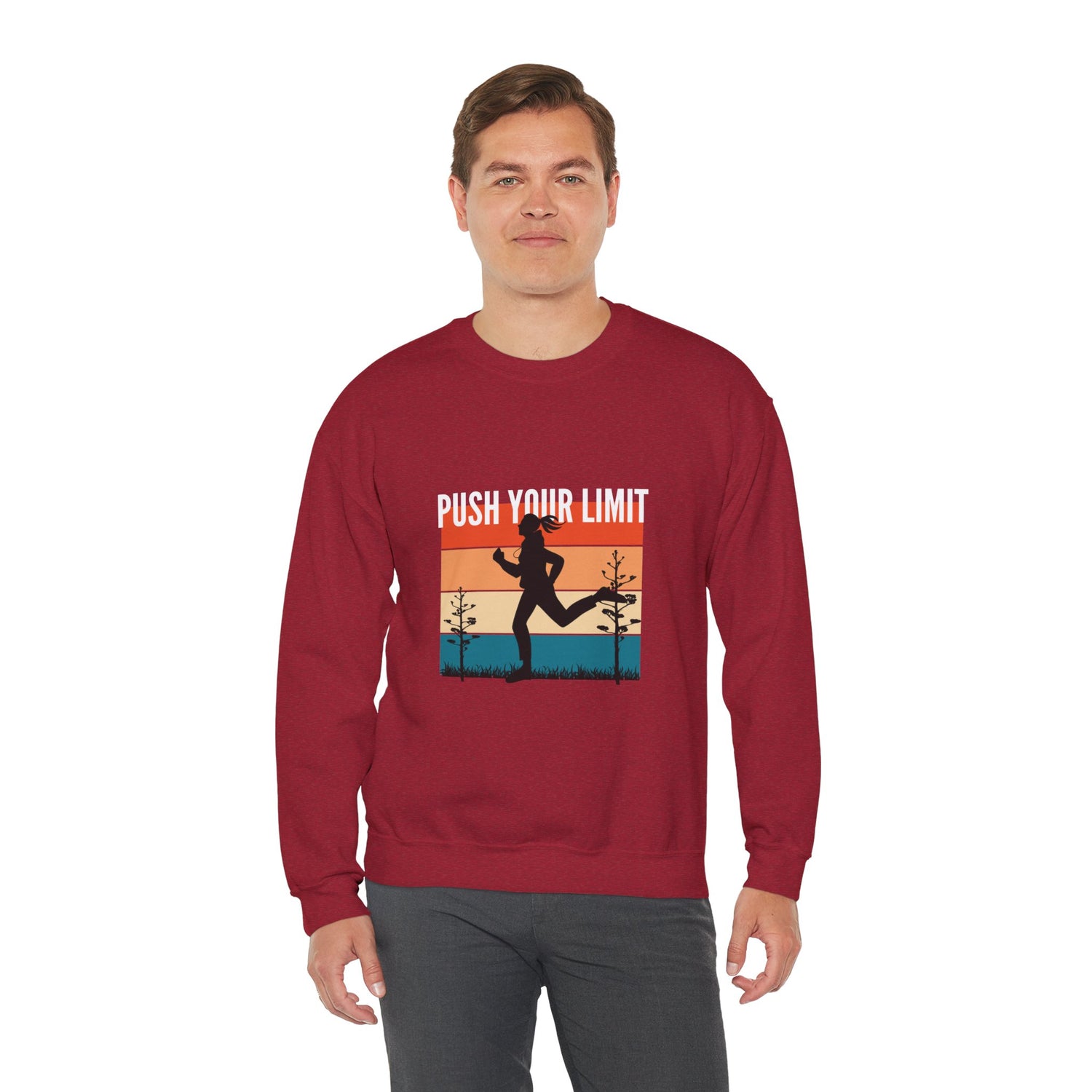 Push Your Limit Unisex Heavy Blend™ Crewneck Sweatshirt