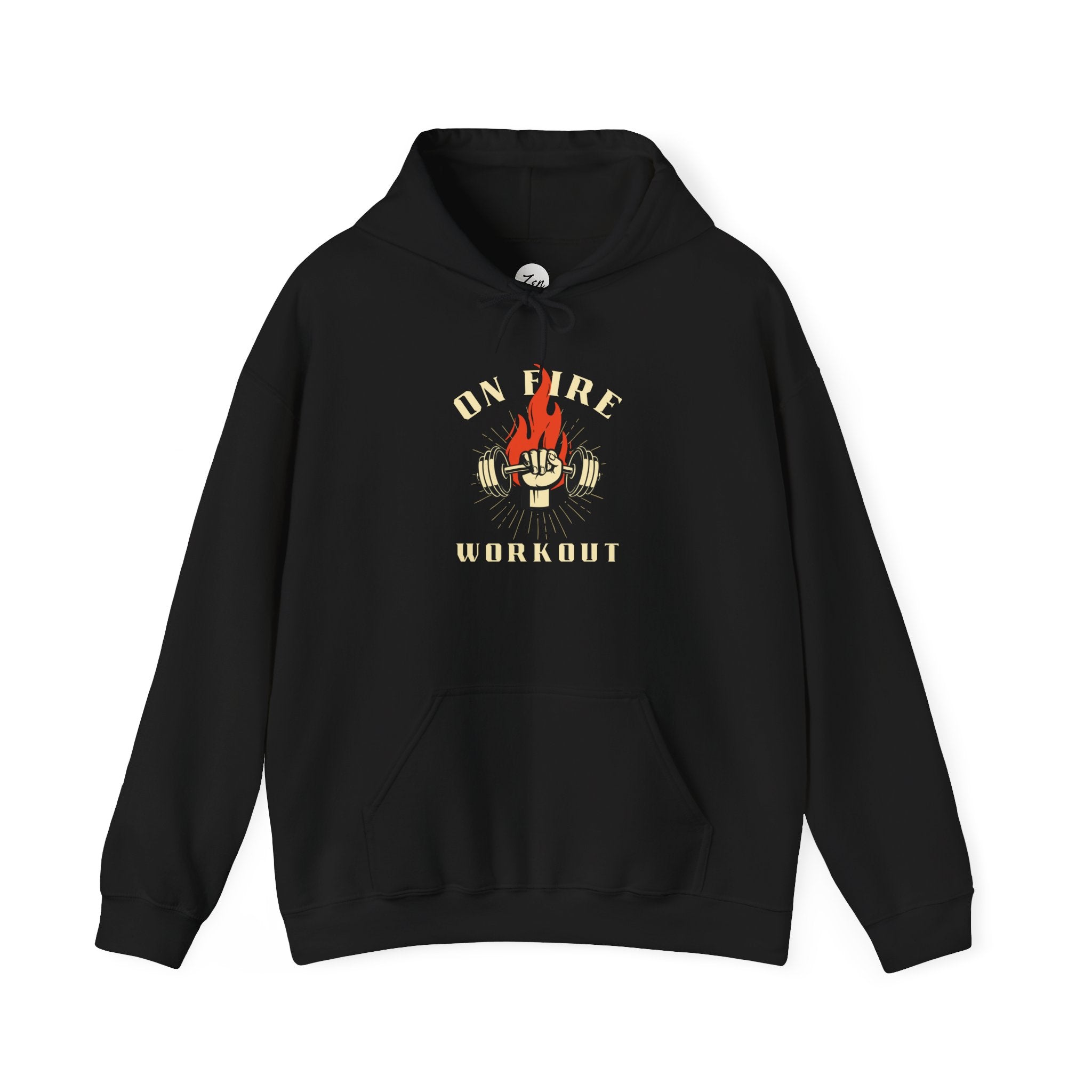 On Fire Workout Unisex Heavy Blend™ Hooded Sweatshirt