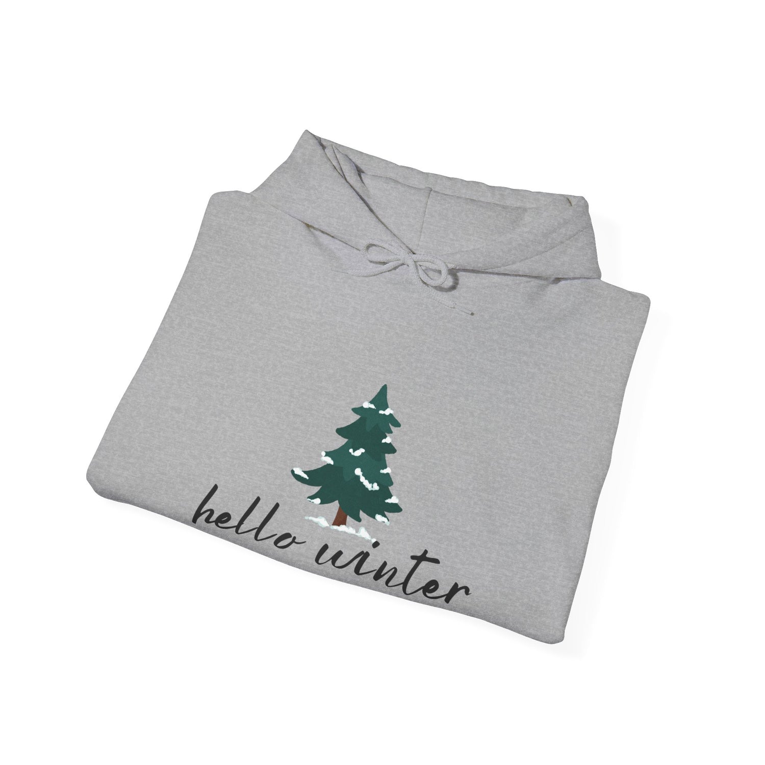 Hello Winter Unisex Heavy Blend™ Hooded Sweatshirt