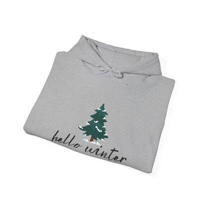 Hello Winter Unisex Heavy Blend™ Hooded Sweatshirt